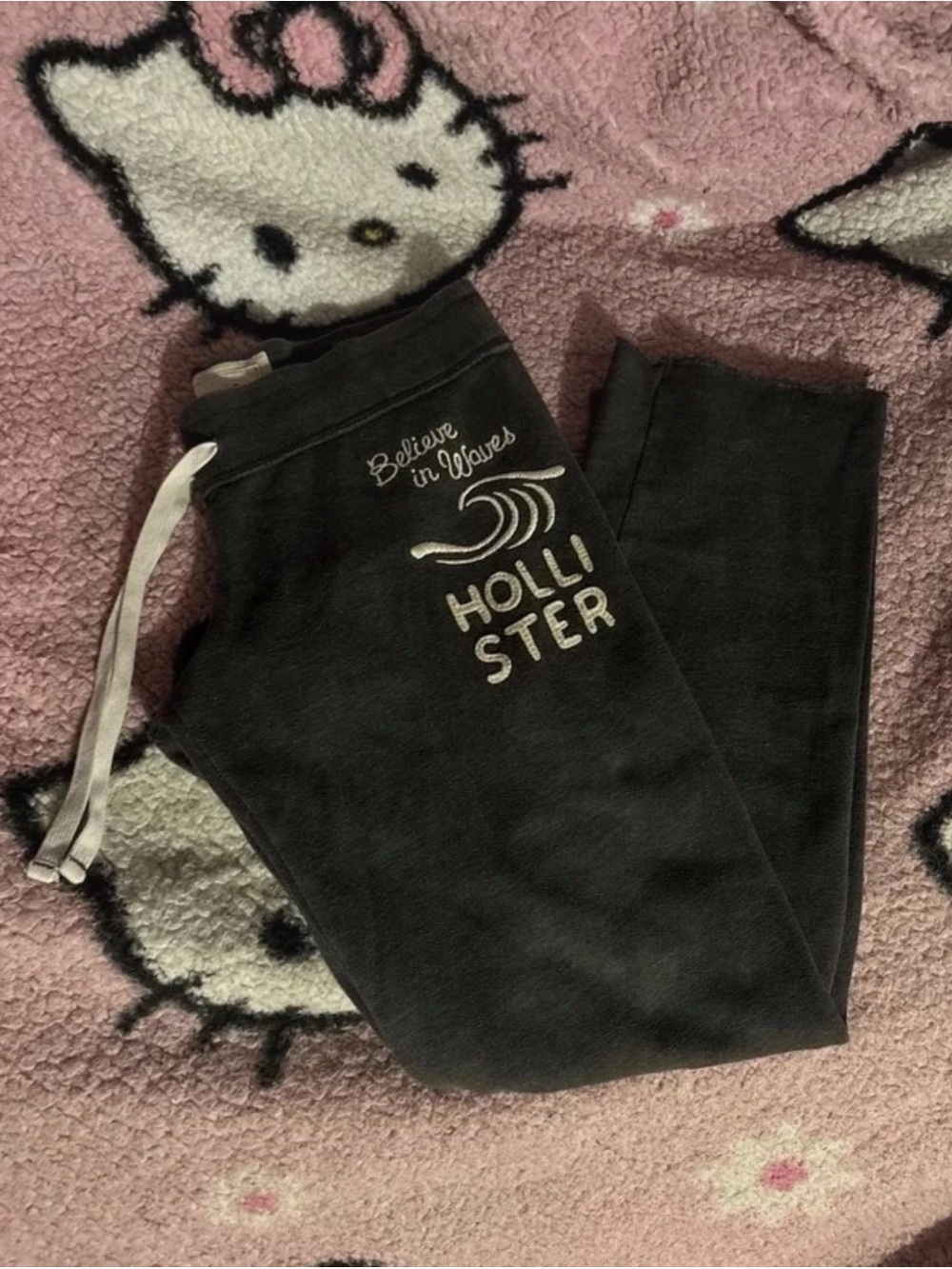 dark grey y2k VINTAGE hollister sweatpants